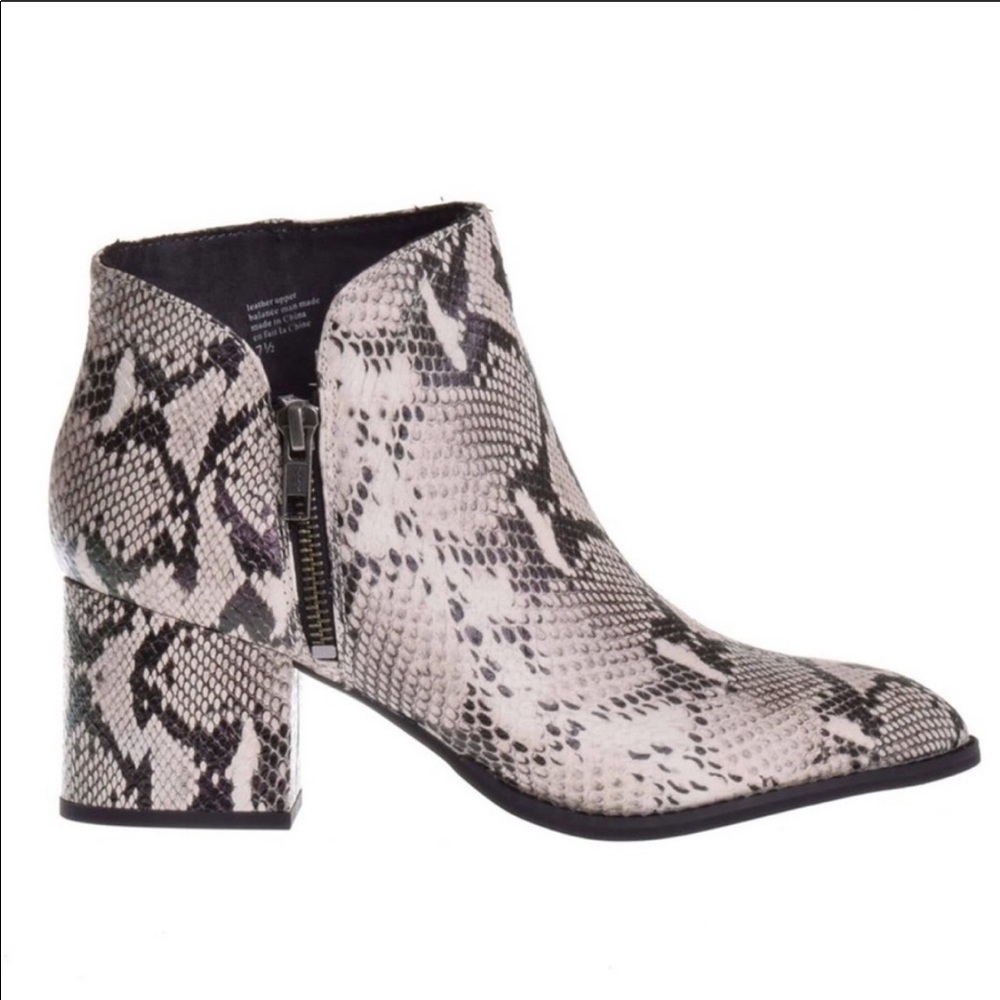 Seychelles Chaparral Python ankle boots